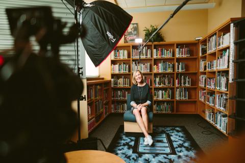 Photo of a women being interviewed - Photo for our the hidden markets blog "Interview Preparation - Marketing Leaders"